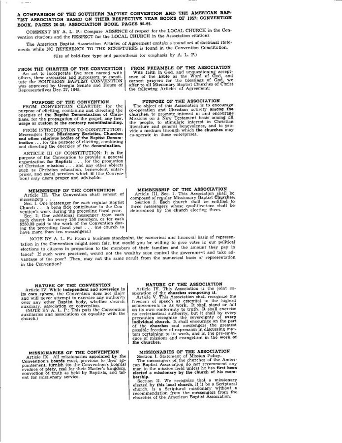 Comparison of the SBC and ABA (Scanned Edition) cover
