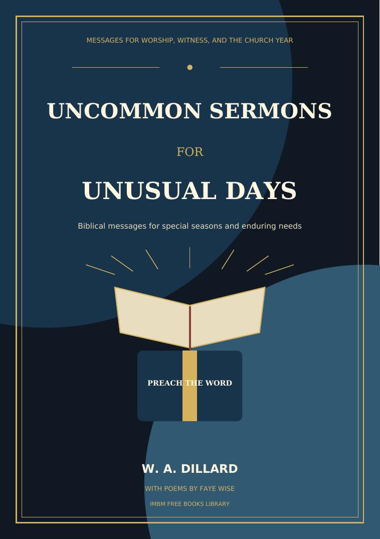 Uncommon Sermons for Unusual Days cover