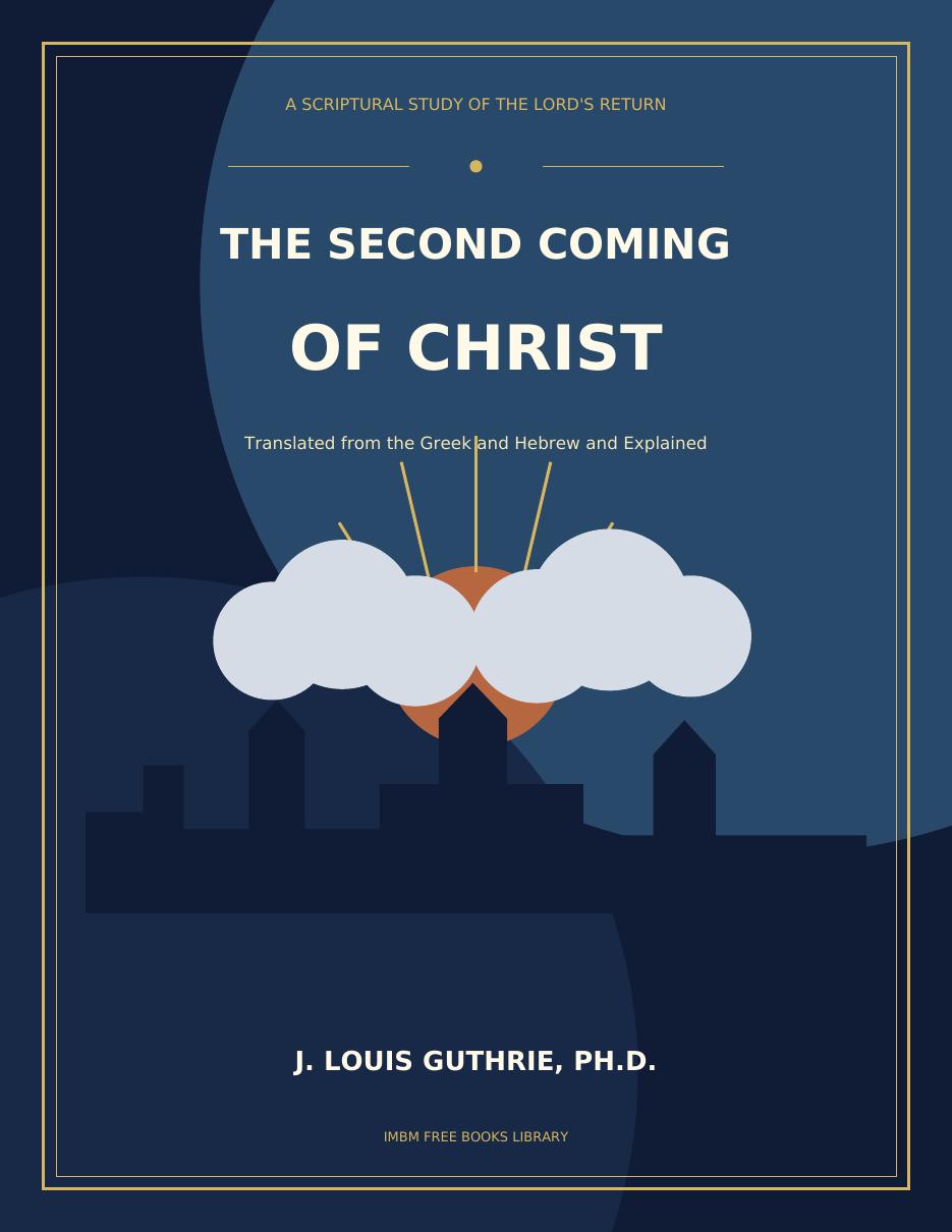 The Second Coming of Christ cover