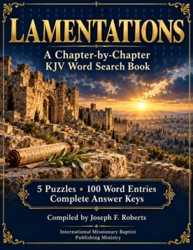 Lamentations — KJV Word Search cover